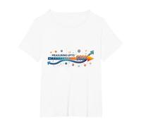 Measuring Up to 2039: Future Tech Timeline Infographic T-Shirt, Women's Plus, White, 5X