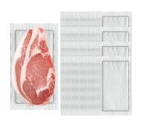 Meat Absorber - PE Film SAP Non-Woven Fabric | Pack of 100 Kitchen Paper Dri Lock | Meat Suction Pads | High Performance Inserts for Packing, Storing and Transporting Fresh Meat, Poultry and