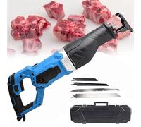 Meat Bone Saw Machine - 1300W Cordless Electric Butcher Saw for Cutting Meat, Bones, Bacon, Pork Chops - Handheld Electric Commercial/Home Use