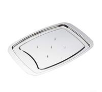 Meat Carving Tray Board - Stainless Steel Carving Tray With Spikes - Carving Tray - Spiked Meat Tray - Perfect For Turkey Carving