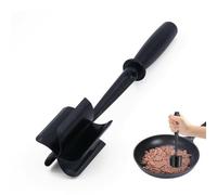 Meat Chopper, 5 Curve Blades Ground Beef Smasher, Heat Resistant Hamburger Smasher Tool, Nylon Potato Masher Utensil, Ground Meat Chopper, Meat Separator Tool for Hamburger, Non Stick Mix Chopper