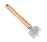 Meat Chopper for the Kitchen with Practical Wooden Handle Ergonomic Nut Chopper for Kitchen Household Restaurant Potatoes Chicken Beef Nuts