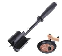 Meat Chopper, Ground Beef Masher with 5-Blade Head, Versatile High-Temp Heat-Resistant Hamburger Mince Masher, Non-Stick Mince Meat Masher for Hamburger Meat, Beef, Nylon Utensil Cookware