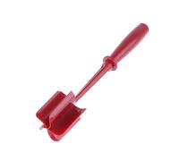 Meat Chopper, Ground Beef Masher with 5-Blade Head, Versatile High-Temp Heat-Resistant Hamburger Mince Masher, Non-Stick Mince Meat Masher for Hamburger Meat, Beef, Nylon Utensil Cookware (Red)