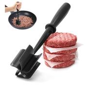 Meat Chopper Ground Beef Meat Masherwith 5-Blade Head for Hamburger Potato and More, 5 Curved Blade, Heat Resistant Mix and Chop Kitchen Tools