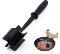 Meat Chopper, Ground Chopper Utensil, Multifunctional Heat Resistant Masher and Mix for Hamburger Meat, Beef, Turkey More, Nylon Utensil Non Stick Cookware