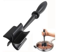 Meat Chopper & Hamburger Masher Heat-Resistant Nylon Ground Meat Chopper for Beef,Turkey & More, Multi-Functional Non-Stick Kitchen Tool for Mixing & Cooking
