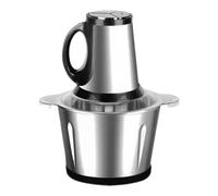 Meat Chopper,Stainless Steel Food Slicer - Large Capacity Meat Grinder - For Kitchen Cooking Chicken Vegetables Baby Food Salads Fruits Garlic