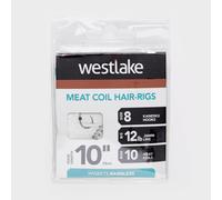 Meat Coil Hair-Rigs (Size 8), Silver One Size