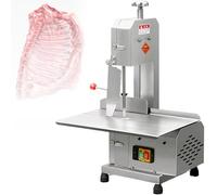 Meat Cutting Bandsaw, 750W Electric Bone Saw with Stable Working Table, Easy Operation Tool for Catering, Kitchen, Butcher Daily Cutting Tasks