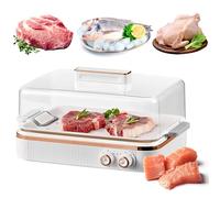 Meat Defrosting Tray, Quick Thawing Board for Frozen Meat, Non-Stick Coated, Ideal for Steak, Chicken, Fish, Shrimp and Seafood