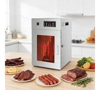 Meat Dehydrator - Stainless Steel Food Dryer with LED Panel, 360° Rotation, Adjustable 30-90℃, Ideal for Jerky, Sausage, Bacon, Poultry, and Fish