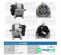 MEAT & DORIA ALTERNATOR 5515084 FOR NISSAN RENAULT DACIA