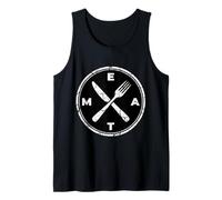 Meat Eater Carnivore Keto Paleo Ketogenic Diet Fan Butcher Tank Top