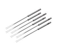 KUHN RIKON 32208 Meat Fondue Forks of Stainless Steel 6 Pieces, Silver, 26.5 x 1.5 x 1.5 cm