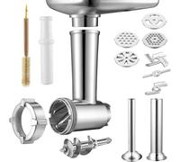 Meat Grinder Attachment,Compatible with Kenwood Stand Mixers Chef/Chef XL, KVC, KVL, KMix - Heavy Duty Stainless Steel Food Mincer