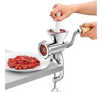 Meat Grinder Hand Mincer with Tabletop Clamp Cast Iron Meat Mincer and Sausage Maker