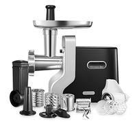 Meat Grinder Heavy Duty, 3000W Max Ultra Powerful, 5-in-1 HOUSNAT Multifunction Electric Meat Grinder, Sausage Filler, Slicer/Shredder/Grater, Cubbe & Tomato Juice Kits, Home Kitchen Use