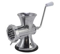 Meat Grinder Manual, Grinder for Kitch Meat Ground Machine Food Grinder Silver Sausage Maker Aluminum Manual Meat Mincer Suction Cup Type Meat Mincing Machine Sausage Filling Machine for Home Kitchen