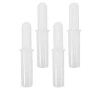 Meat Grinder Pusher Rod Plastic 4pcs White for Home Sausage Making | Reusable Smooth Nonstick Feeding Tool, Safer Workflow, Replacement Part for Lost Pusher, Meat and Sausage