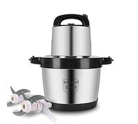 Meat Grinder Stainless Steel Food Processor 6L - 1000W Power with 4 Sharp Blades for Large Capacity Minced Vegetable, Fruits and Nuts
