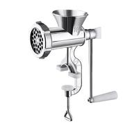 Meat Grinders for Home Use, Manual Meat Grinder, High-Performance Meat Grinder, Aluminium Alloy Sausage Filler, Table-Mounted Hand Crank, Large Grinder