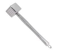 Meat Hammer Heavy Duty Steak Tenderizer, Professional Meat Tenderizing Tool with Non - Slip Stainless Steel Handle, Double - Sided Hammer for Loosening Meat Fibers, Durable 304 Sta