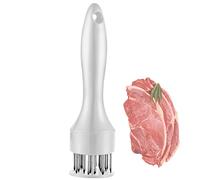 Meat Hammer, Stainless Steel Meat Tenderizer Needle Tool, for Steak, Chicken, Fish, Pork, White