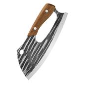 Meat Hatchet - Power Saving Meat Hatchet for Cutting Meat Vegetables Steel - Ideal for Kitchen, Camping Outdoor Kitchen (A, One Size)