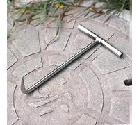Meat Hoo Door Lifter Manhole Puller, Quali Metal Sharp Hook for Lifting Manhole Cover Lid/Man Hole Cover, Shop Reurant Lifting Tool (Size : 30cm(11 3/4"))