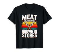 Meat is Not Grown in Stores Deer Hunting Sunset T-Shirt