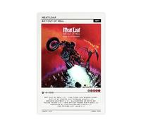 Meat Loaf And Jim Steinman - Bat Out of Hell 1977 Music Album Poster Canvas Poster Bedroom Decor Sports Landscape Office Room Decor Gift Unframe-style 12x18inch(30x45cm)