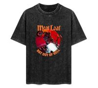 Meat Loaf Bat Out of Hell Mens Black T-Shirt Top Unisex Tee XXL