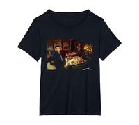 Meat Loaf Eddie Rocky Horror Picture Show by Michael Grecco T-Shirt, Women's Plus, Black, 2X