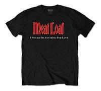 Meat Loaf T Shirt Anything for Love Band Logo Official Mens Black M