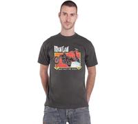 Bat Out Of Hell Rectangle T Shirt Meatloaf Grey XXL