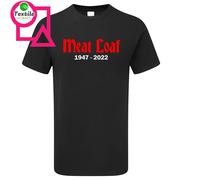 Meat Loaf Tribute T-Shirt RIP 1947 - 2022 Bat Out Of Hell Tour Music Mens Ladies