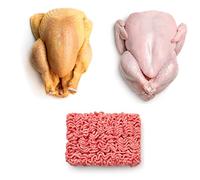 Meat Lover's Box | 3 Ingredients | Beef Mince | Plain Chicken | Poussin Whole | Fresh High Protein Meat Selection | Ideal for Roasts, Grilling & Meal Prep by London Grocery