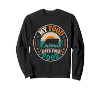 Meat Lovers My Food Eats Your Food Funny Anti Vegan Sweatshirt