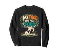 Meat Lovers My Food Eats Your Food Funny Anti Vegan Sweatshirt