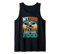 Meat Lovers My Food Eats Your Food Funny Anti Vegan Tank Top