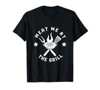 Meat Me At The Grill Funny BBQ Grill Lovers T-Shirt