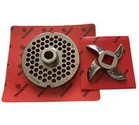 Meat Mincer Blade Plate Disc Grinder Spare Knife Curved All Sizes S/S Salvador 8 12 22 32 3mm 4.5mm 6mm (Blade & Plate 22-6mm)
