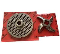 Meat Mincer Blade Plate Disc Grinder Spare Knife Curved All Sizes S/S Salvador 8 12 22 32 3mm 4.5mm 6mm (Blade & Plate 32-4.5mm)