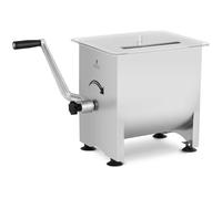 Meat Mixer 16 L Stainless Steel Manual - Meat Mixers by Royal Catering Silver