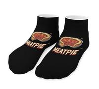 Meat Pie Breathable Ankle Socks Unisex Activewear Low Cut Sock for Athletic Running