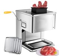 Meat Pie Cutter， Stainless Steel | Meat Chopper | with Adjustable Cutting Thickness 2.5-7mm | Detachable Knife Set | Commercial Food Slicer,.5mm(3.5mm)