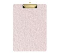 Meat Pink Solid Color Acrylic Army clipboard Standard Letter A4 Size Plastic for Nursing Student Trade Quest Gold 12x9in Tablas para escribir
