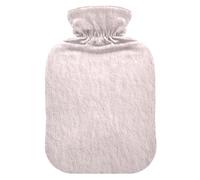 Meat Pink Solid Color hot Water Bottles with Soft Cover, 2L hotwater Bag for Arthritis, Period Cramps, Bolsa de agua Caliente para el Dolor