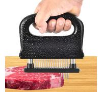 Meat Pounder Flattener Stainless Steel Meat Tenderizer Tool, 48 Needle Meat Steak Tenderisers Meat Smasher Meat Press with Handle, Detachable Tender Meat Needle Steak Needle for Chicken Fish Pork Beef